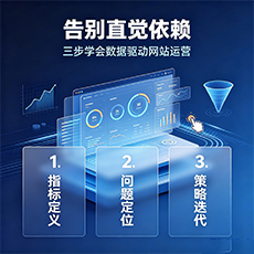 城厢建站-告别直觉依赖：三步学会数据驱动网站运营