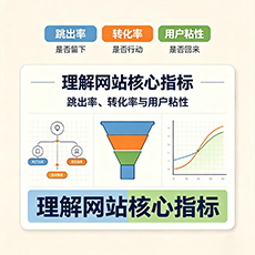 荔城建站-理解网站核心指标：跳出率、转化率与用户粘性